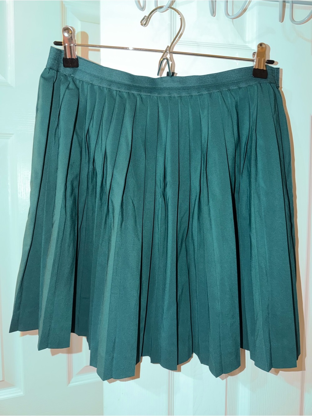 H&M Divided Mini Pleated Women's Skirt in Teal - US12